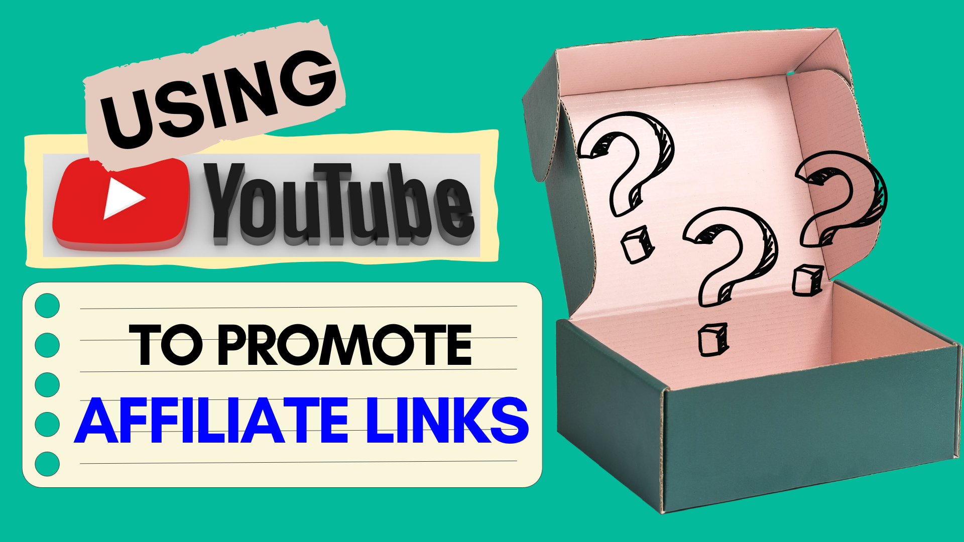 Using YouTube to promote affiliate links